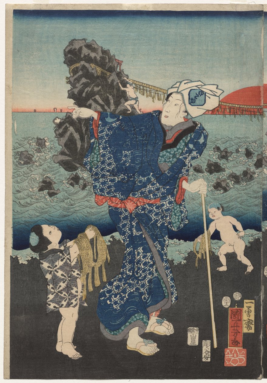 Sunrise at Futami Bay by Utagawa Kuniyoshi