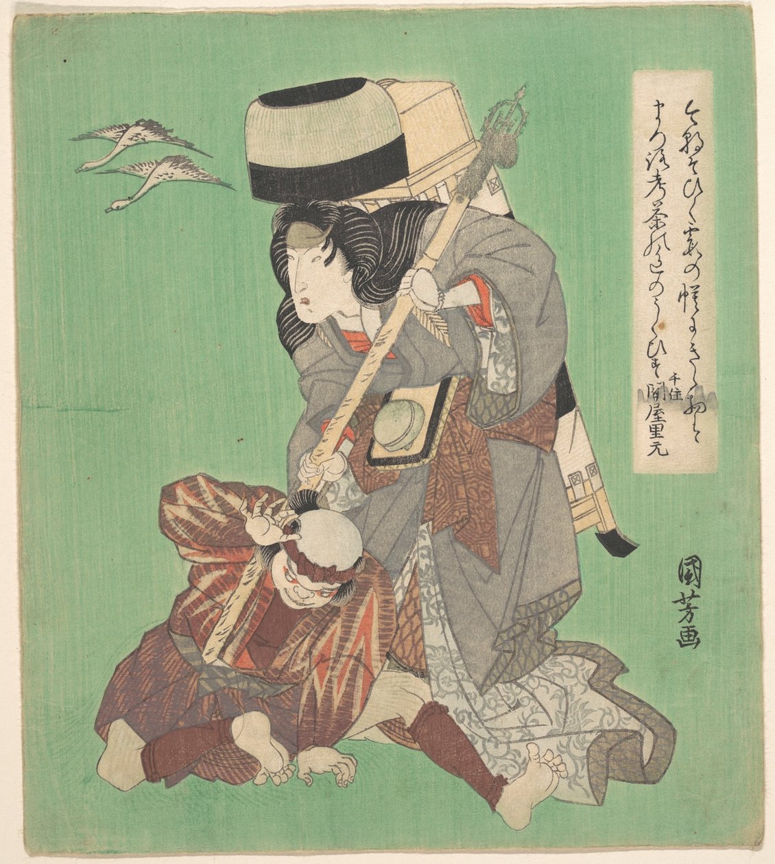 Theatrical Scene by Utagawa Kuniyoshi