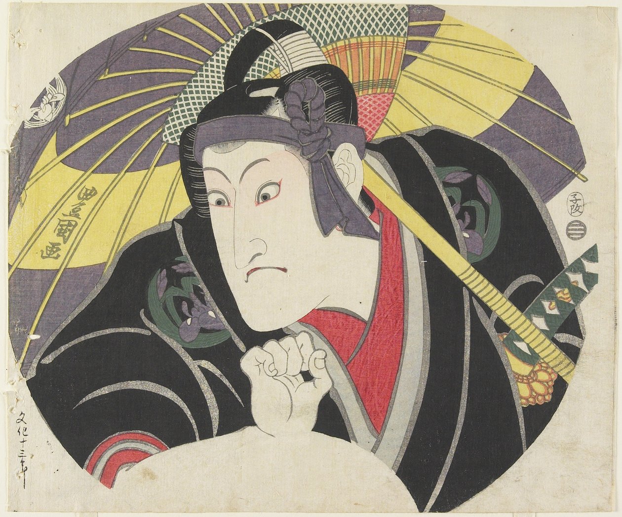 Iwai Hanshiro V as Sukeroku by Utagawa Toyokuni