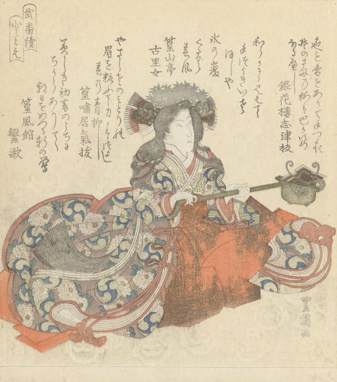 Segawa Kikunojô as Tomoe Gozen, c.1825-29 by Utagawa Toyokuni