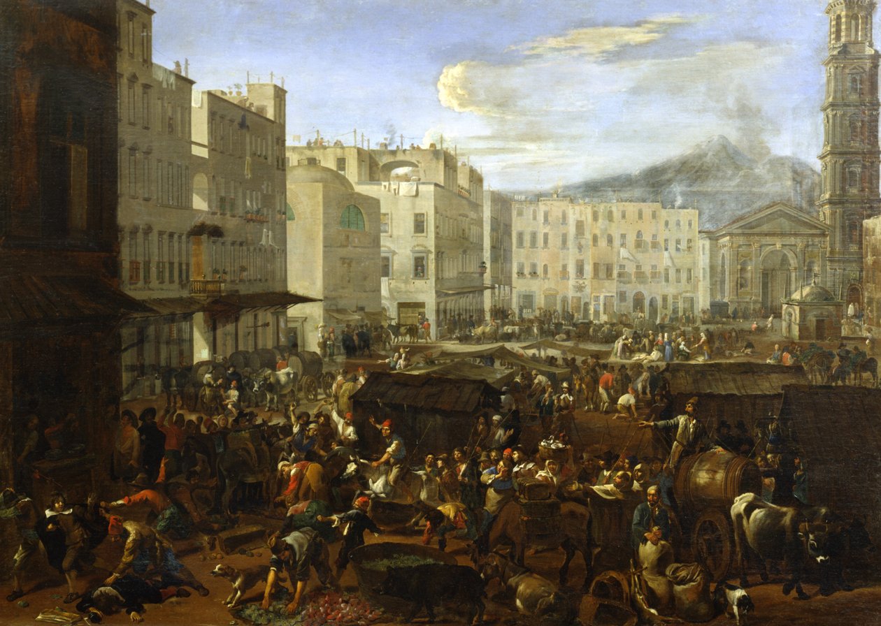 The Masaniello Revolt by V. and Cerquozzi, M. Codazzi