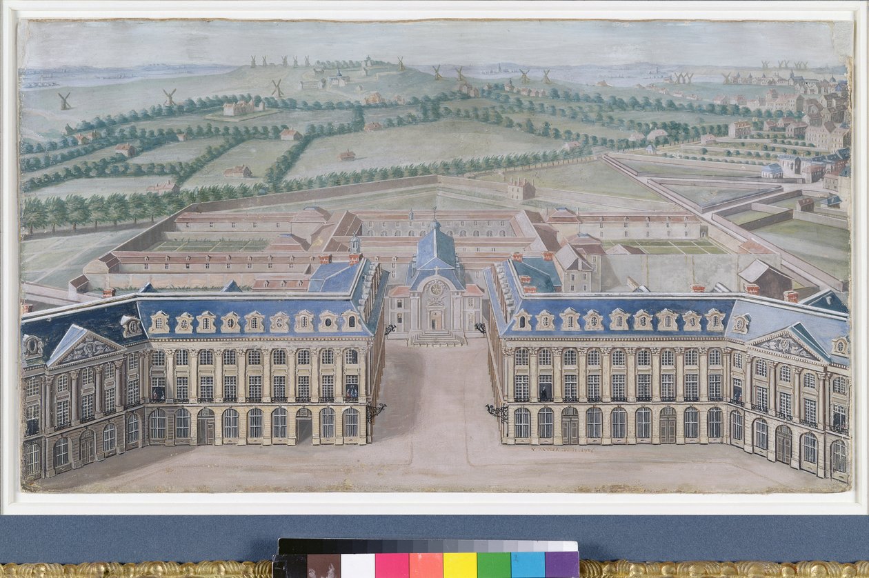 Place Louis-le-Grand and the Capuchin Convent by V. Antier