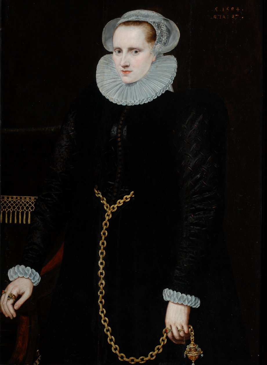 Portrait of a Lady Aged 27 by V. de Bosse