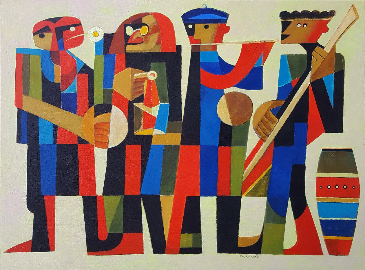 Four Musicians, 2017 by Vadym Vaskovsky