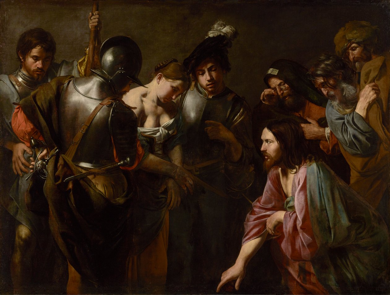 Christ and the Adulteress by Valentin de Boulogne