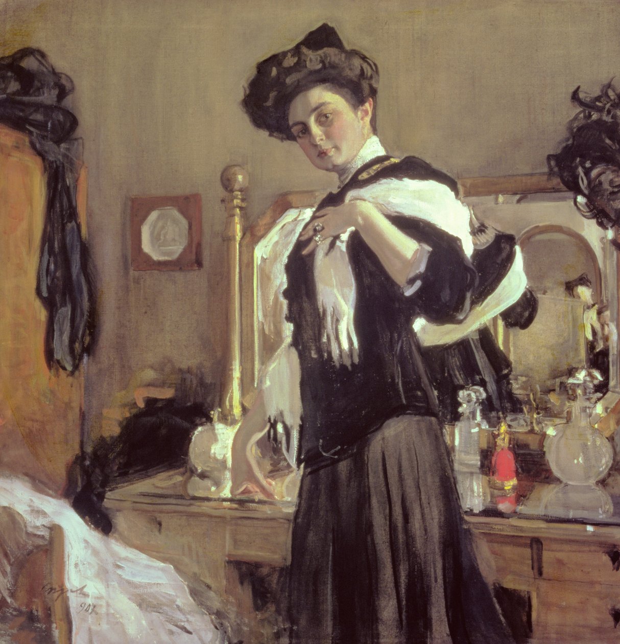 Portrait of Henrietta Girshmann, 1907 by Valentin Aleksandrovich Serov