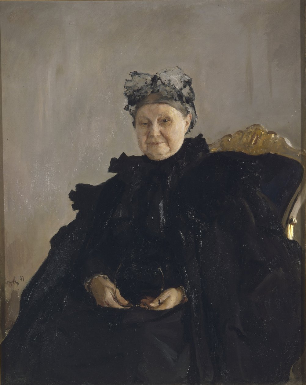 Portrait of Maria Fyodorovna Morozova, née Simonova 1830-1911, 1897 by Valentin Aleksandrovich Serov