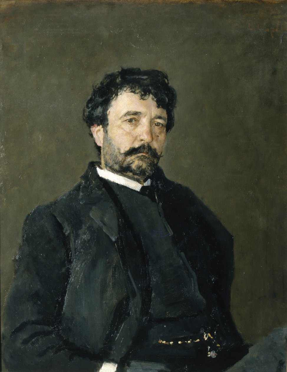 Portrait of the opera singer Angelo Masini by Valentin Aleksandrovich Serov