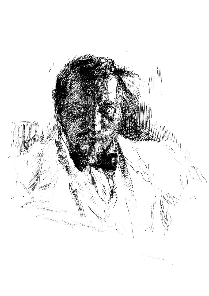 Self-portrait by Valentin Aleksandrovich Serov
