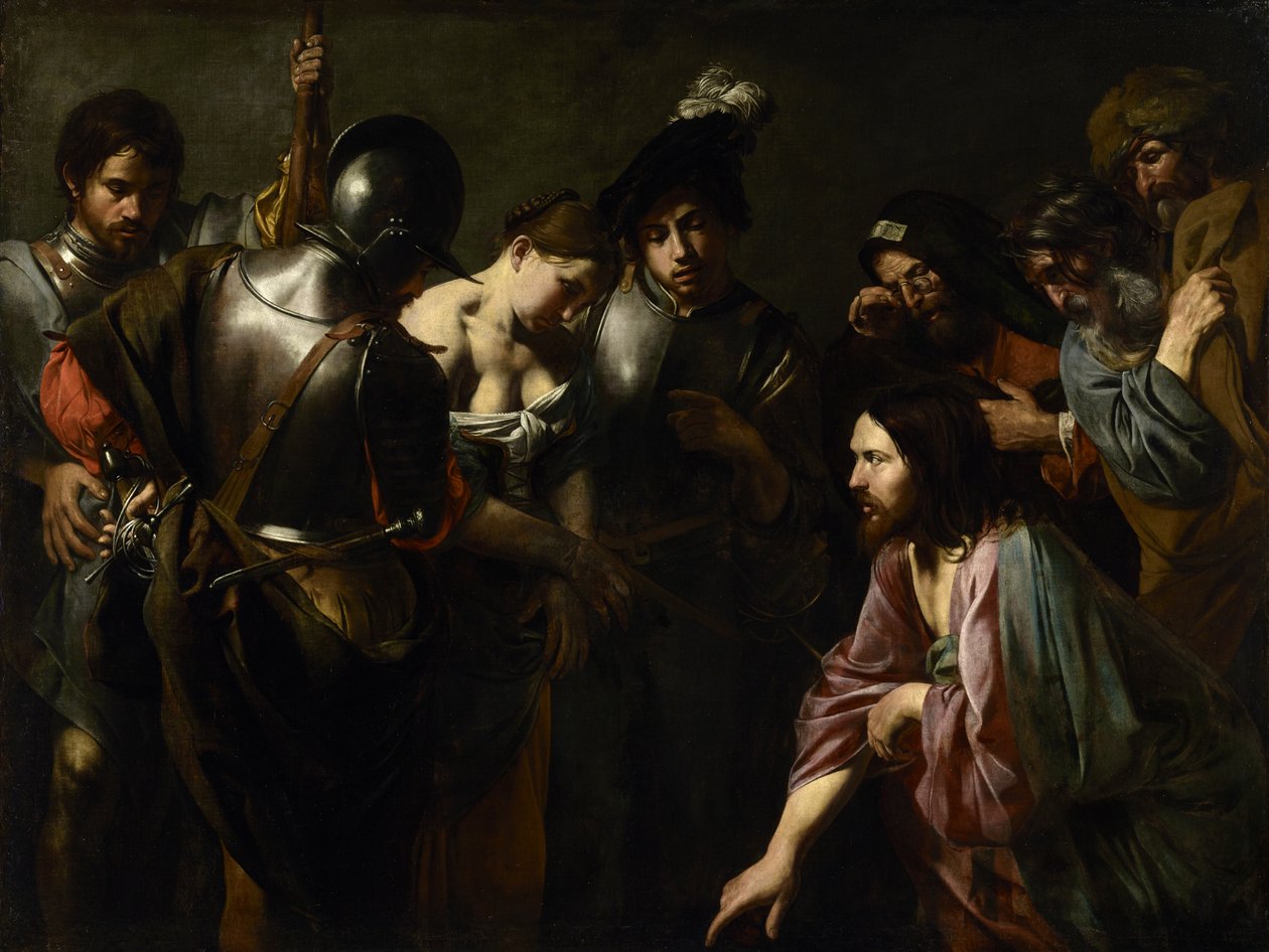 Christ and the Adulteress by Valentin de Boulogne