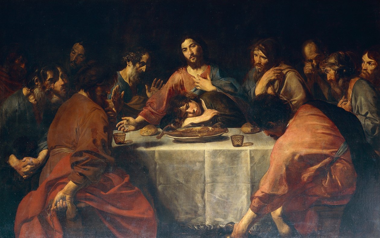 Last Supper by Valentin de Boulogne