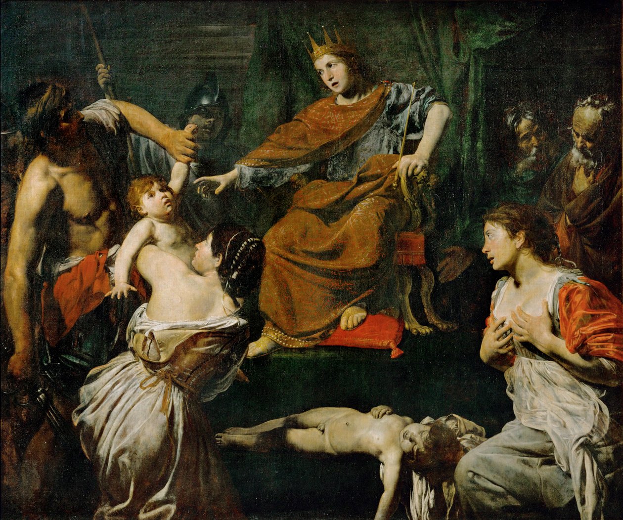 The Judgement of Solomon by Valentin de Boulogne