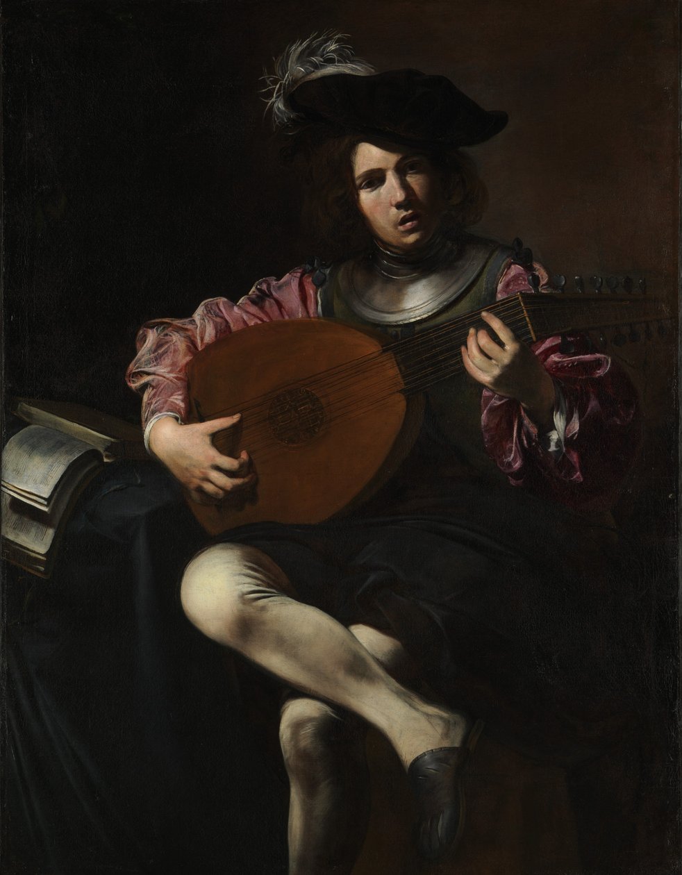 Lute Player by Valentin de Boulogne