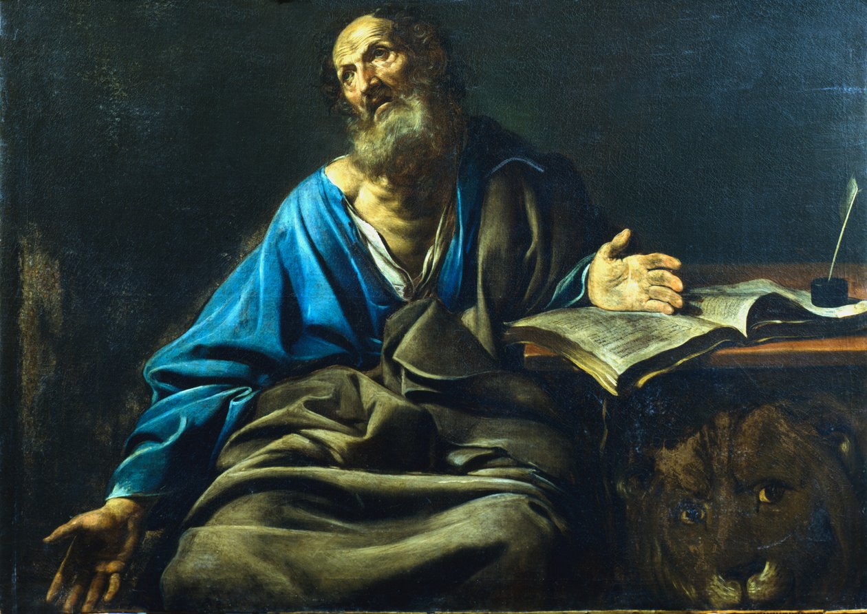 St Mark the Evangelist, c1611-1632 by Valentin de Boulogne