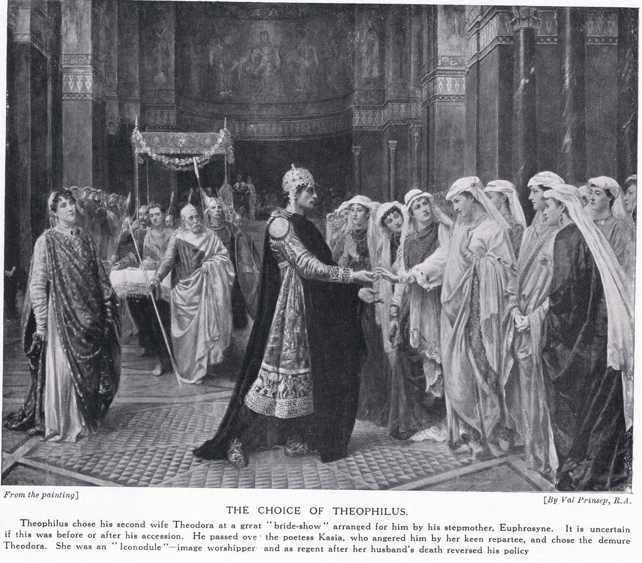 The choice of Theophilius by Valentine Cameron Prinsep