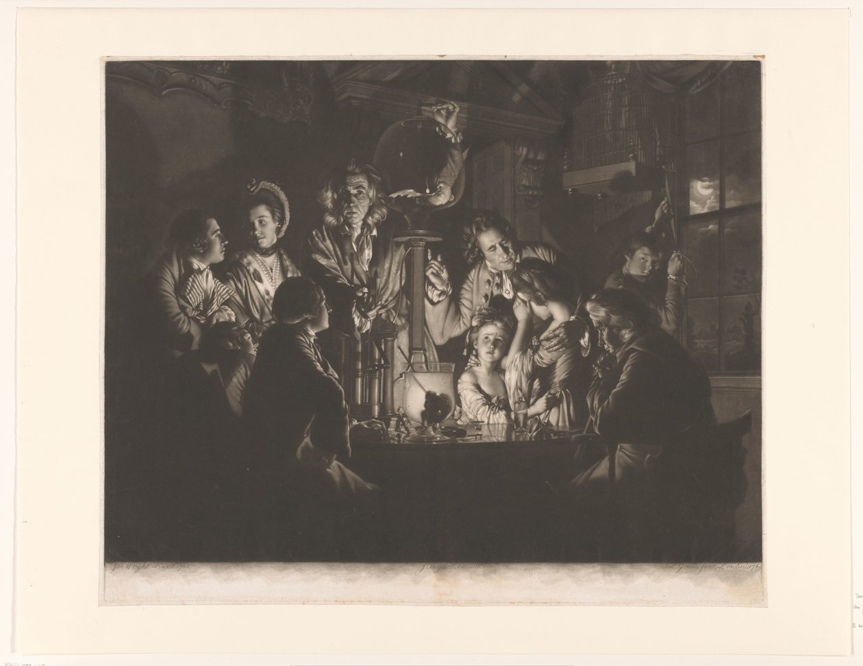 Experiment with a Bird in an Air Pump by Valentine Green
