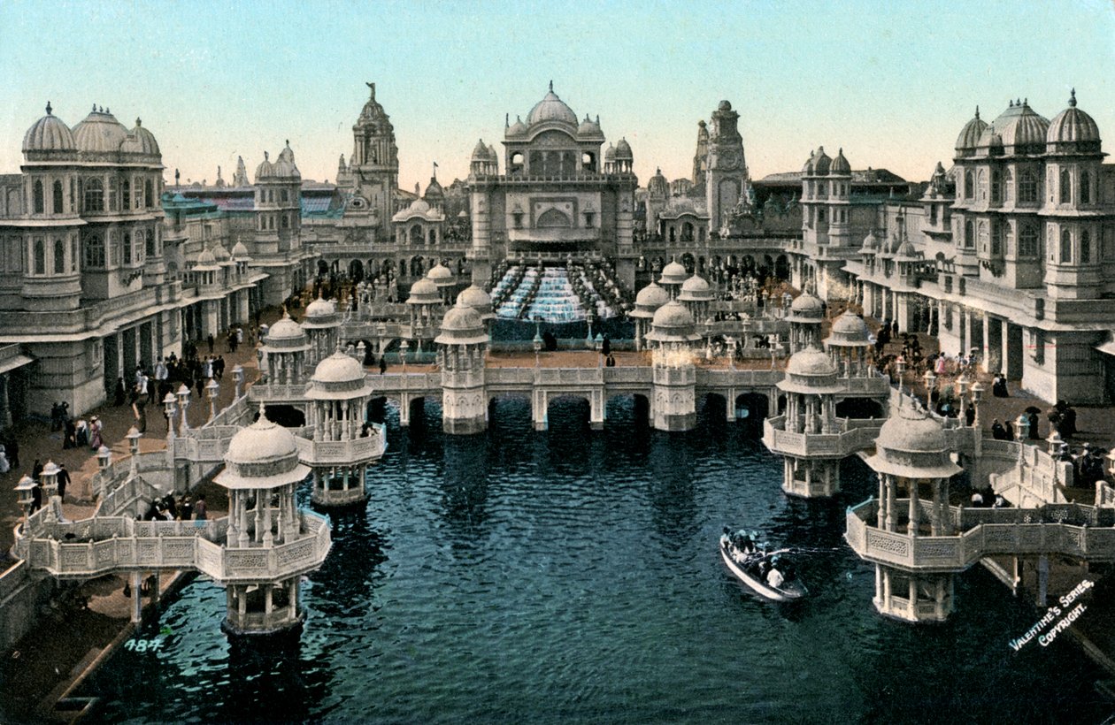 Court of Honour, Imperial International Exhibition, London by Valentine and Sons Ltd