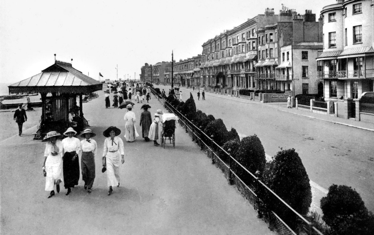 The Promenade, West Worthing, West Sussex, Early 20th century by Valentine and Sons Ltd