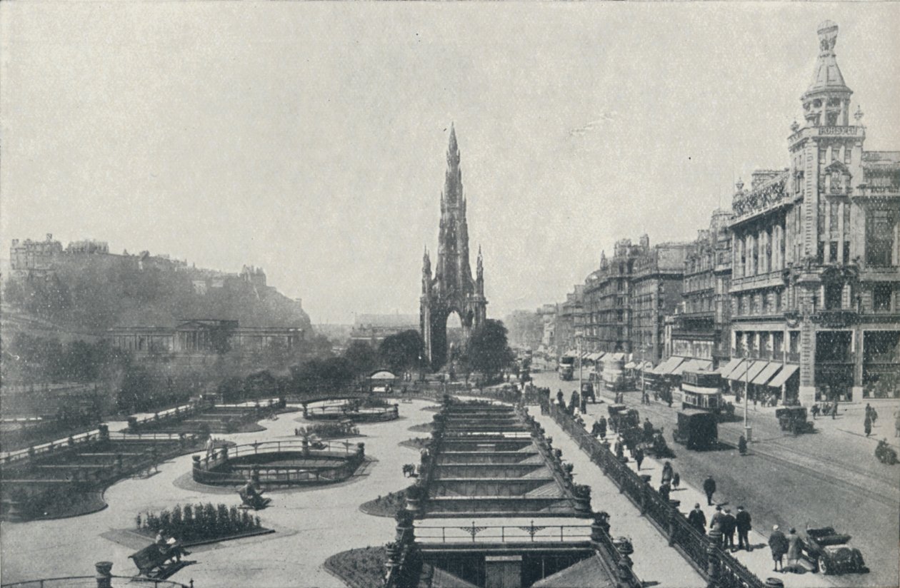 Princes Street, Edinburgh by Valentine and Sons Ltd