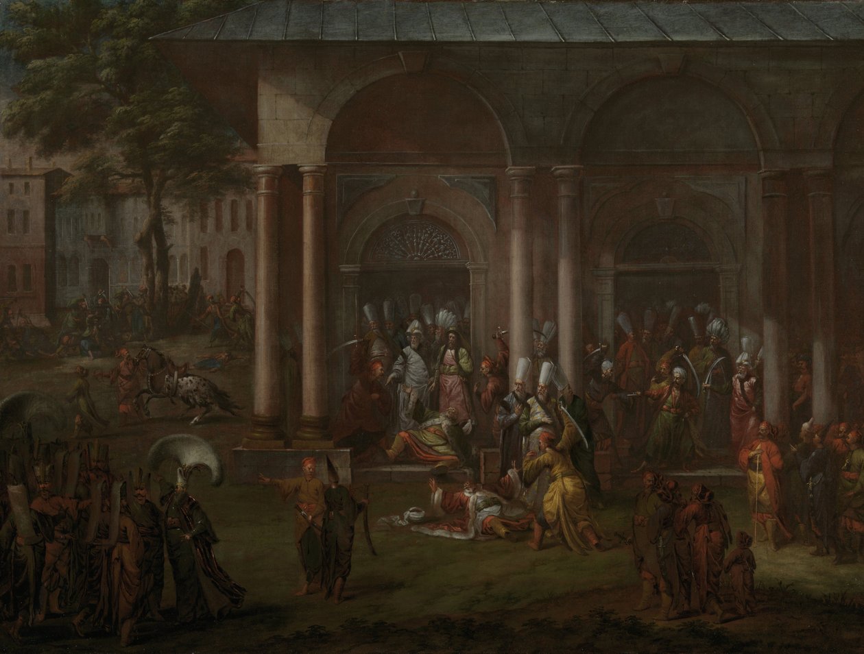 The Murder of Patrona Halil and his Fellow Rebels by Vanmour
