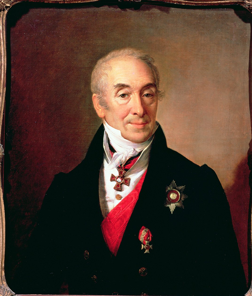 Portrait of S. Kushnikov by Vasili Andreevich Tropinin