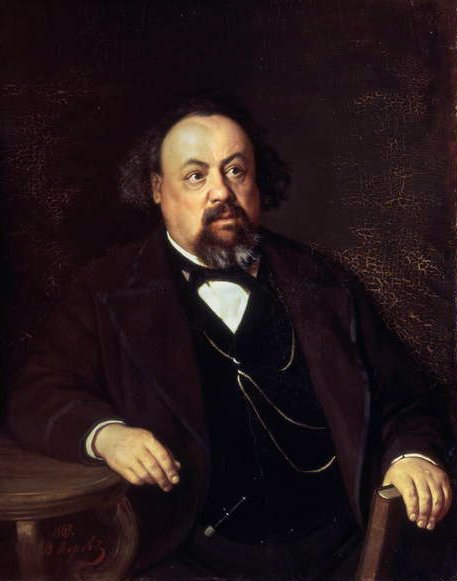 Portrait of Alexey Fiofilaktovich Pisemsky (1821-81), 1862 by Vasili Grigorevich Perov