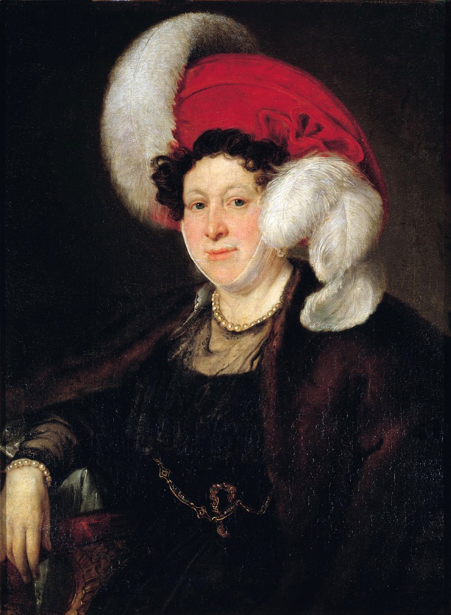 Portrait of Countess Natalia Alexandrovna Zubova 1775-1844, née Suvorova by Vasili Andreevich Tropinin