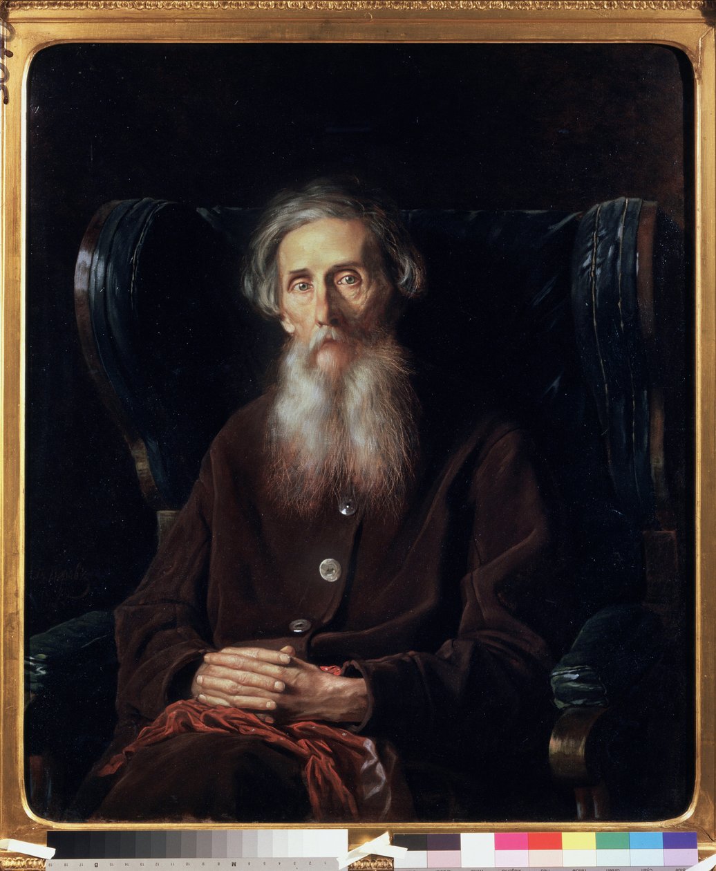 Portrait of the Writer and Lexicographer Vladimir Dahl by Vasili Grigorevich Perov