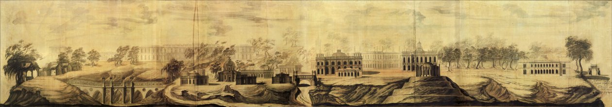 Panoramic View of Tsaritsyno Design, 1776 by Vasili Ivanovich Bazhenov
