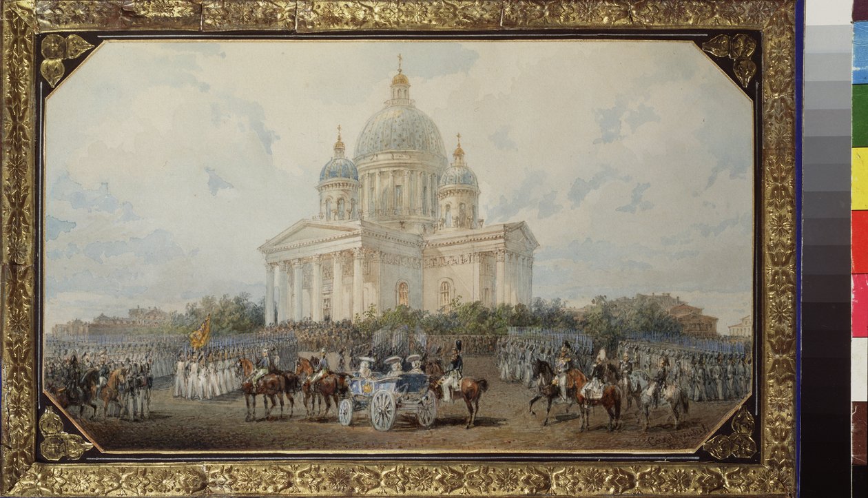 The Parade in Front of Saint Isaac