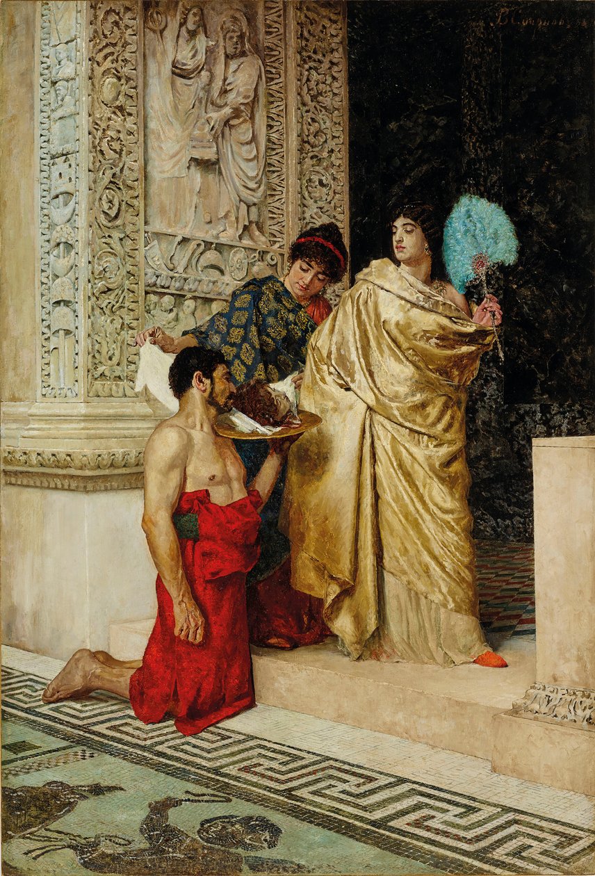 Salome receives the Head of John the Baptist, 1886 by Vasili Sergeevich Smirnov