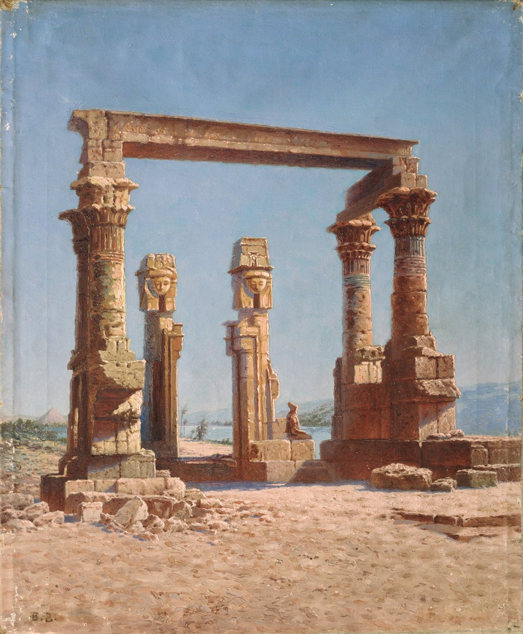 An Egyptian Temple Ruin by Vasili Vasilievich Vereshchagin
