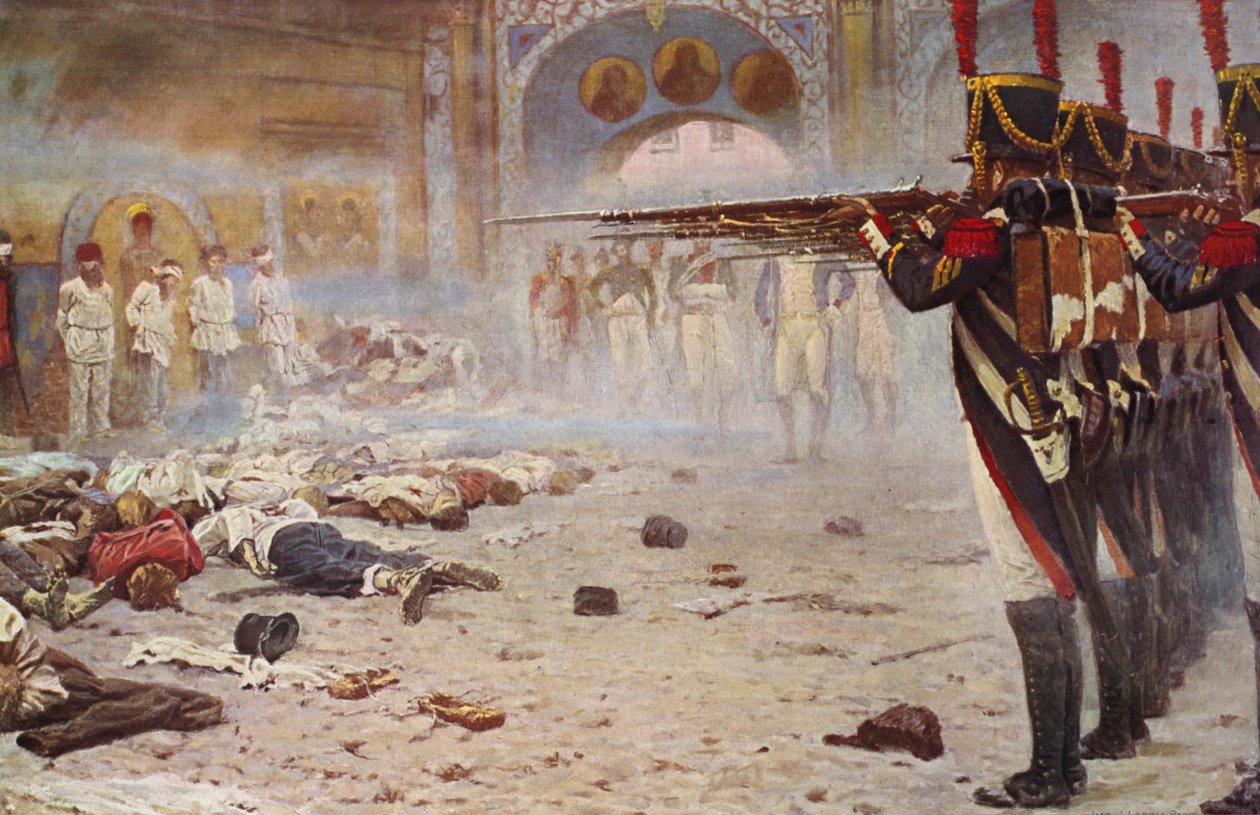 Firing Squad Executing Prisoners by Vasili Vasilievich Vereshchagin