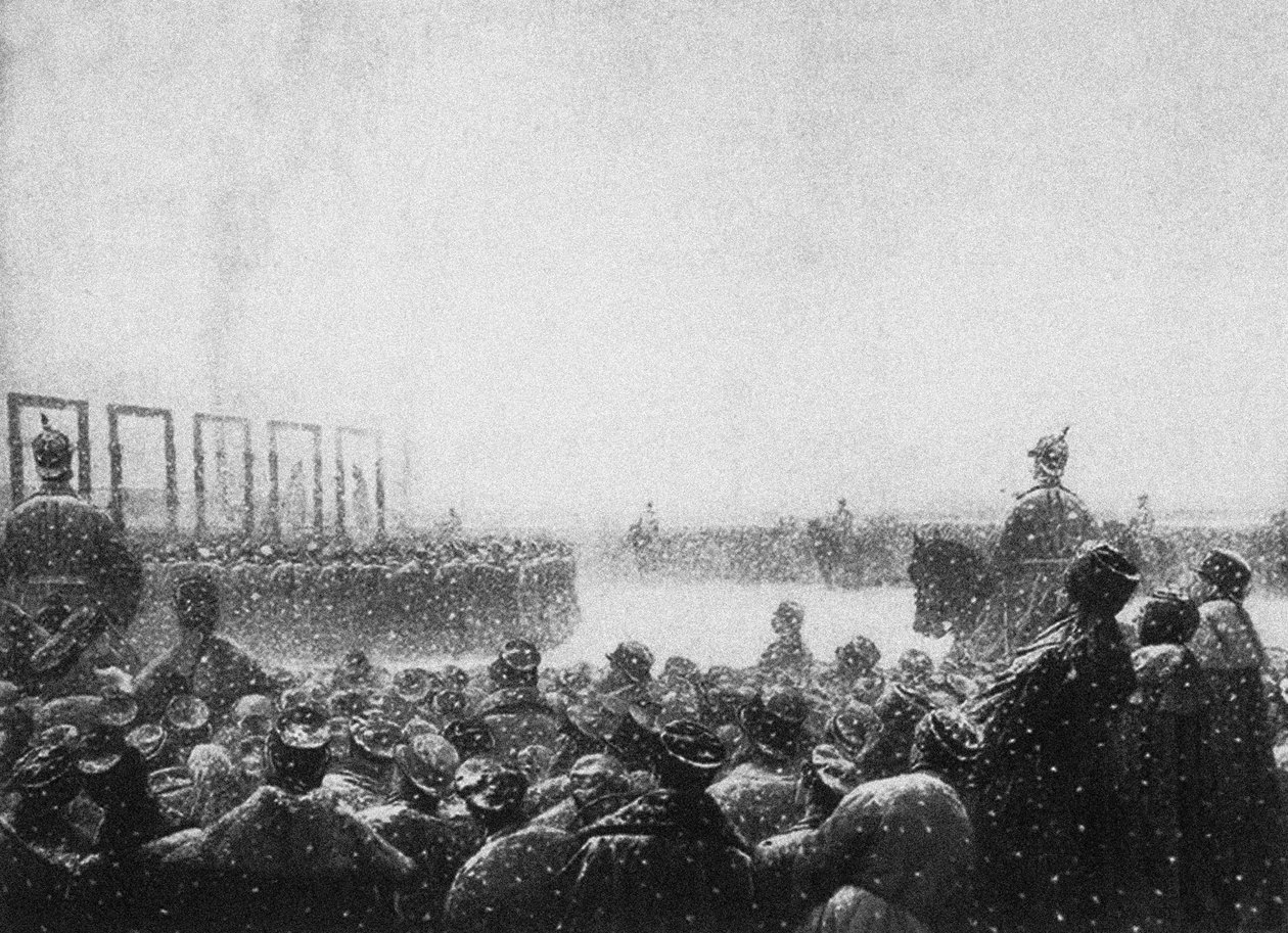 The Execution of the Terrorists in Russia by Vasili Vasilievich Vereshchagin