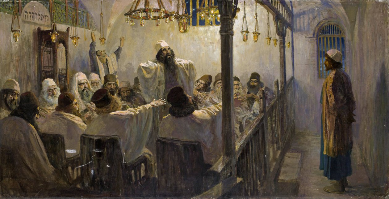 He is guilty of death! by Vasilij Dmitrievich Polenov