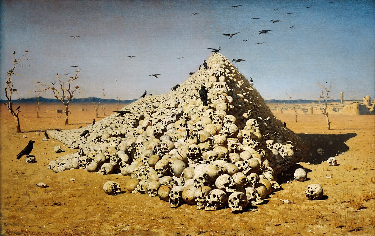 The Apotheosis of War by Vasili Vasilievich Vereshchagin