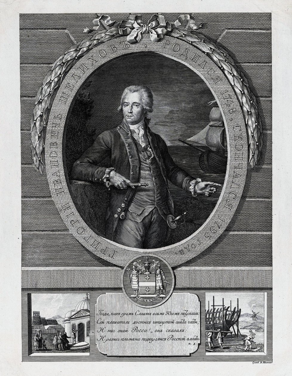 Grigory Ivanovich Shelikhov by Vasily Ivanovich Ivanov