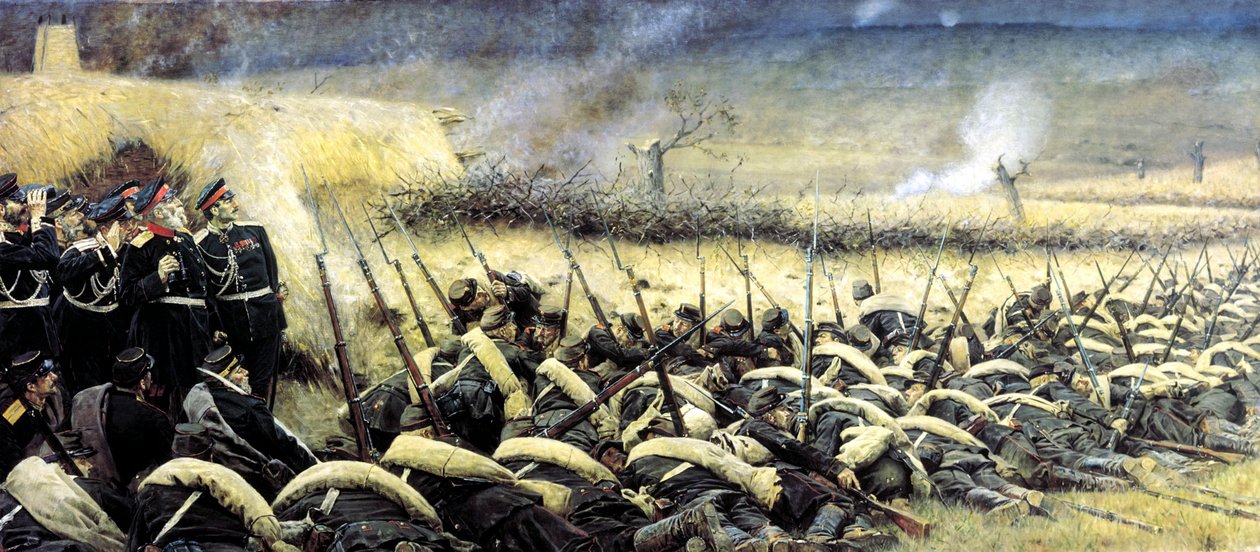 Before the Offensive. Near Pleven by Vasily Vereshchagin