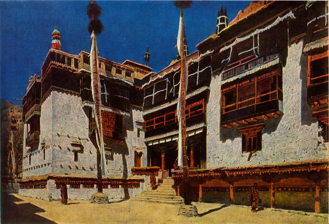 Hemis Monastery in Ladakh by Vasily Vereshchagin