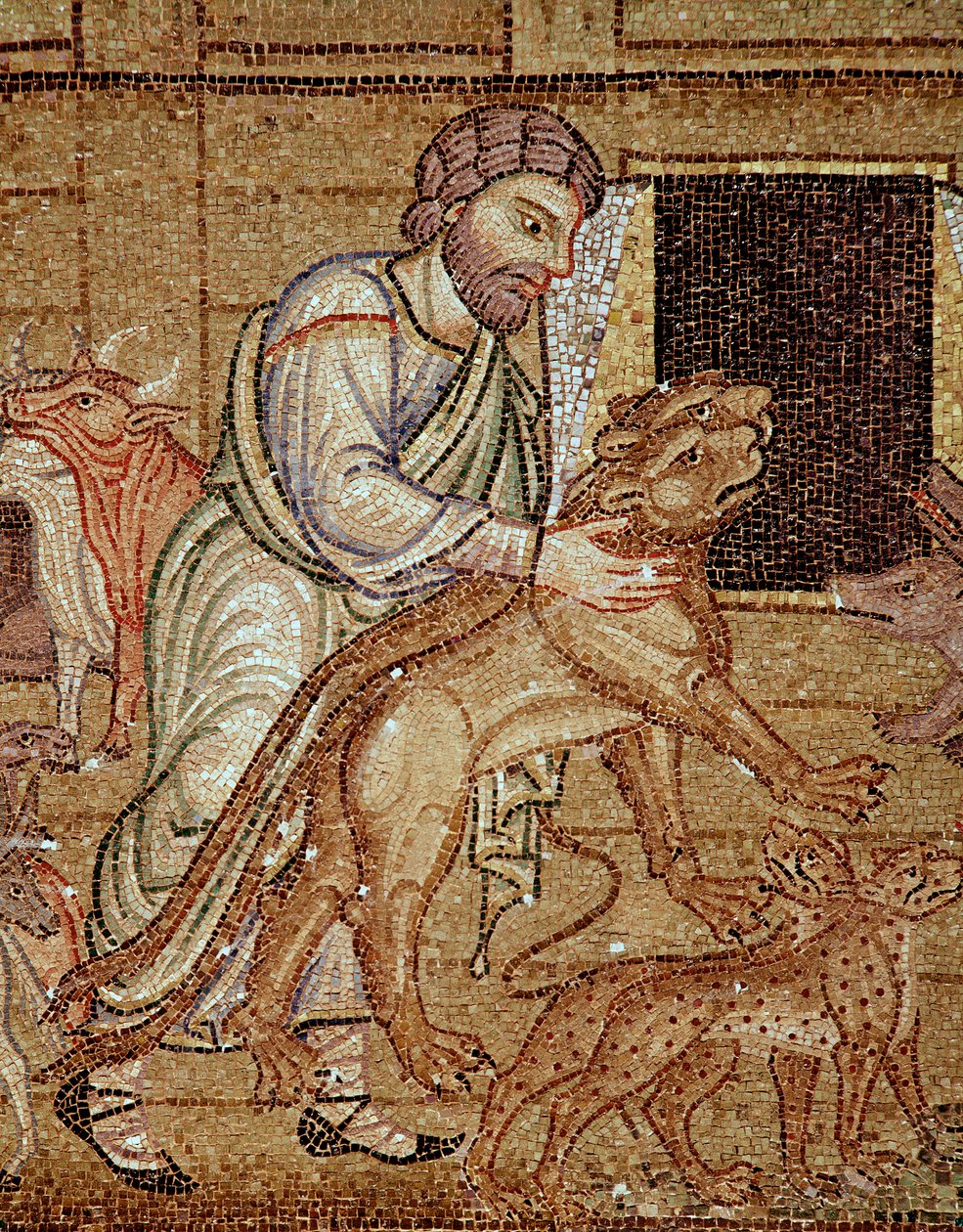 Life of Noah, the ark (detail) by Veneto Byzantine School