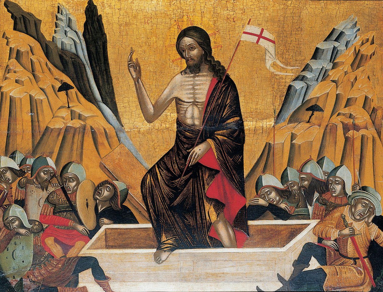 The Resurrection, Venice or Crete by Veneto Cretan School