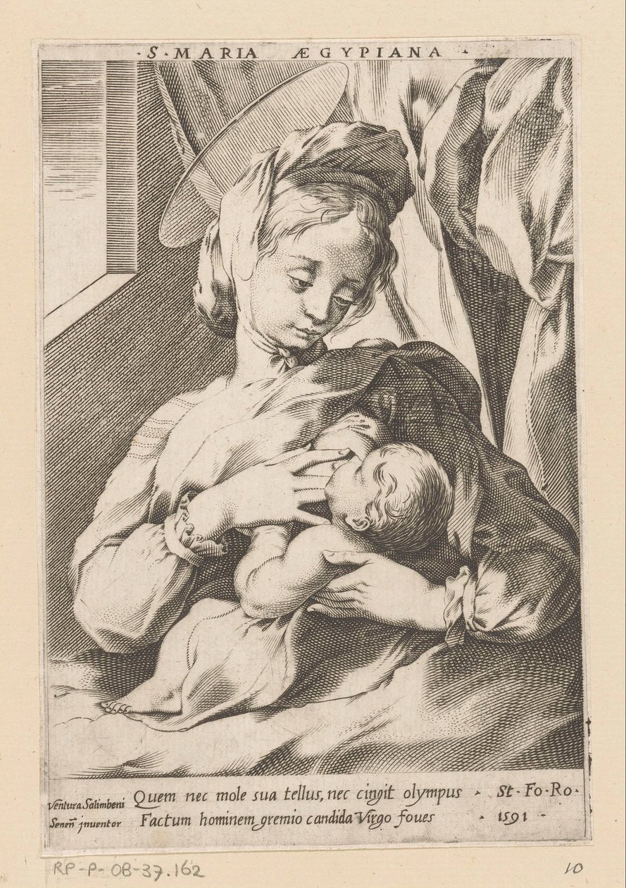 Mary Nursing the Child by Ventura Salimbeni
