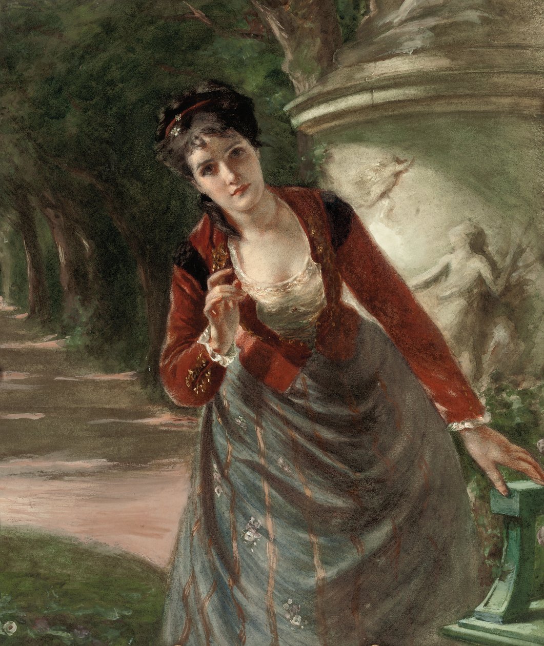 Portrait of Mary Paul Astor, wife of William Waldorf Astor by Vera Christie