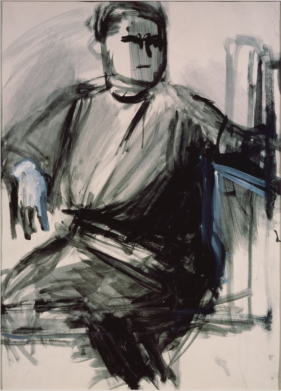 Self-Portrait by Vera Mikhailovna Yermolayeva