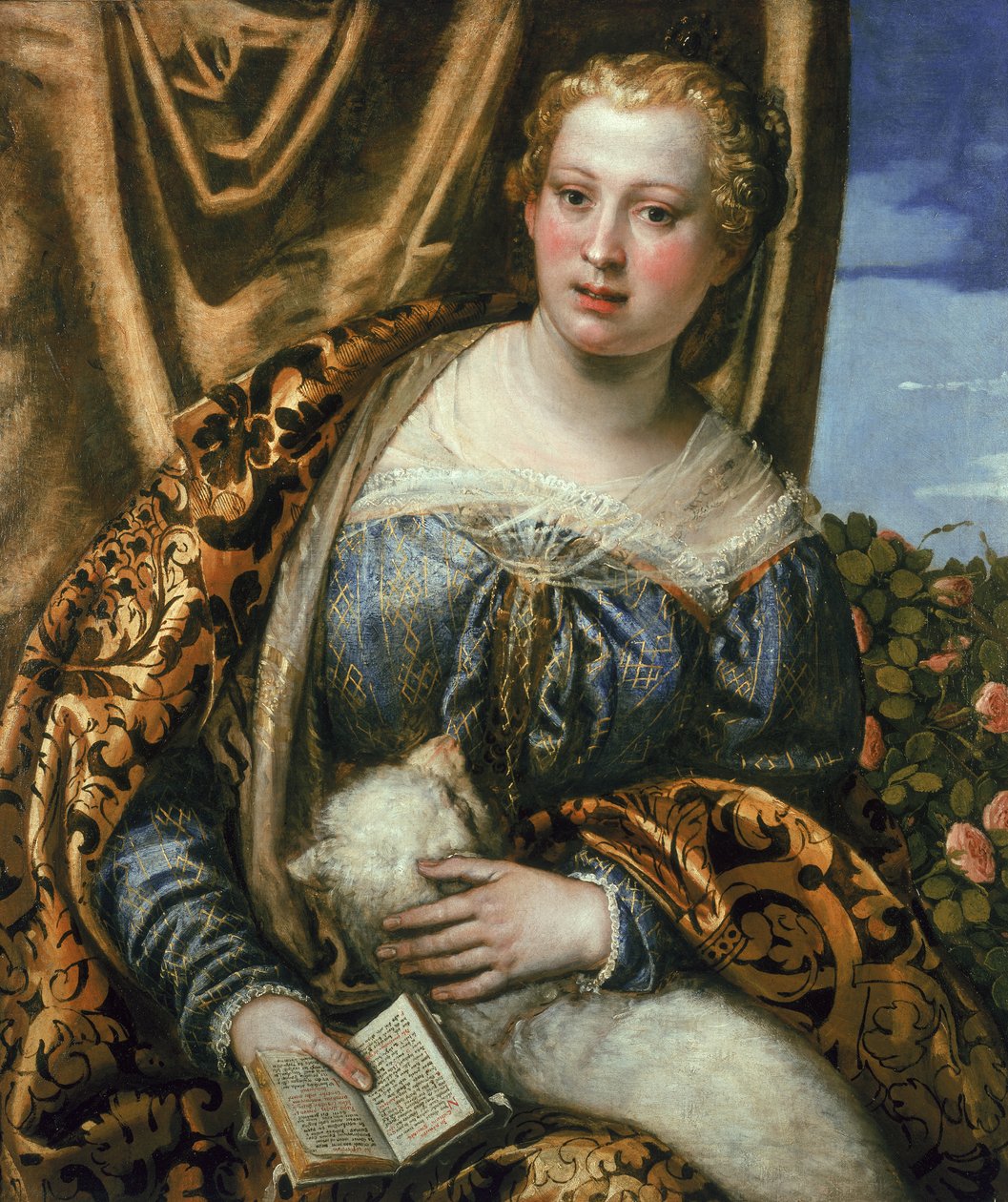 Lady or St. Agnes by Paolo Veronese