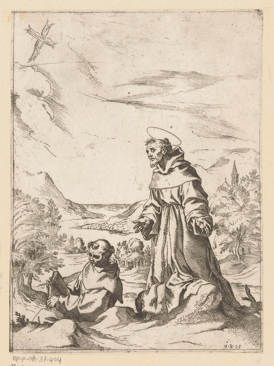 Saint Francis Receiving the Stigmata by Vespasiano Strada