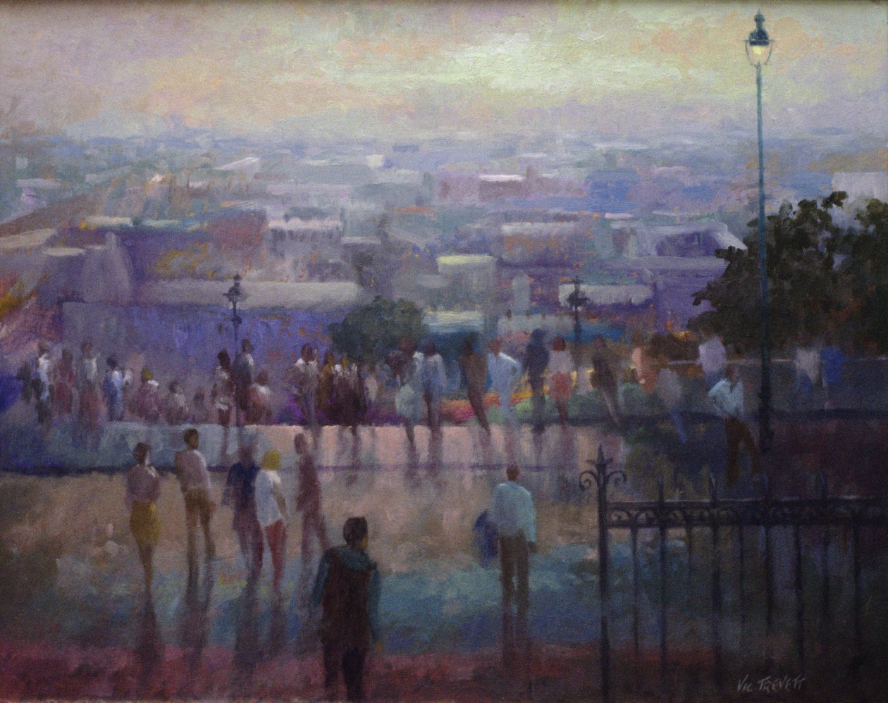 From the steps of the Sacre Coeur, 1992 by Vic Trevett