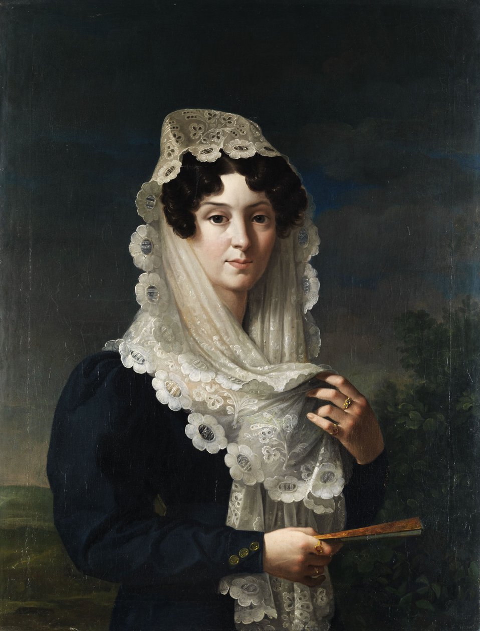 Doña Gertrudis de Compte y de Bruga, Widow of Sarda Molins by Vicente Lopez y Portana
