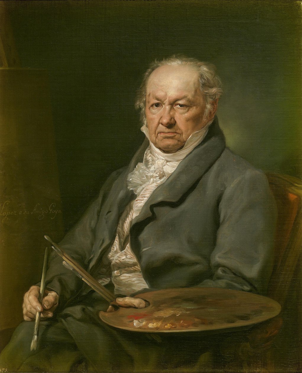 Francisco de Goya y Lucientes by Vicente Lopez y Portana