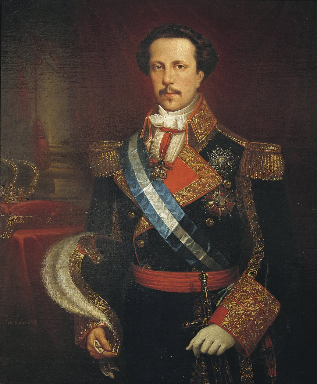 Portrait of Francisco by Asis de Borbon (1848) by Vicente Lopez y Portana